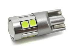 W5W żarówka LED T10 12-24V CANBUS 500lm 8 kolorów Zielona