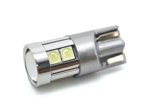 W5W żarówka LED T10 12-24V CANBUS 500lm 8 kolorów Niebieska zimna