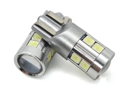 W5W żarówka LED T10 12-24V CANBUS 500lm 8 kolorów Niebieska zimna