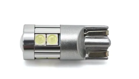 W5W żarówka LED T10 12-24V CANBUS 500lm 8 kolorów Niebieska zimna