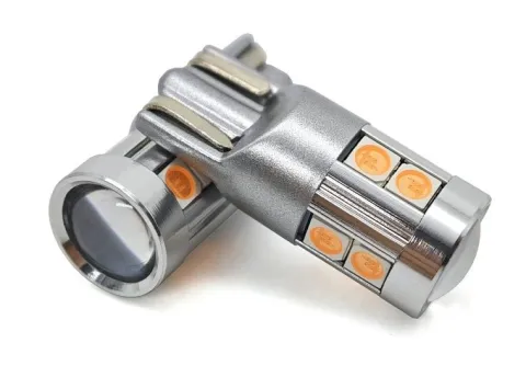 W5W żarówka LED T10 12-24V CANBUS 500lm 8 kolorów Fioletowa