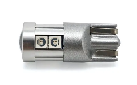 W5W żarówka LED T10 12-24V CANBUS 500lm 8 kolorów Niebieska