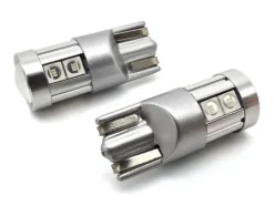 W5W żarówka LED T10 12-24V CANBUS 500lm 8 kolorów Niebieska