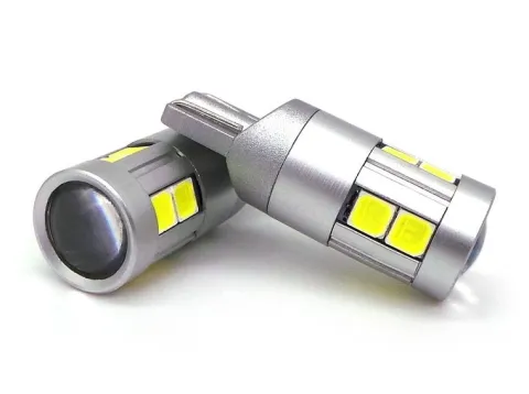W5W żarówka LED T10 12-24V CANBUS 500lm 8 kolorów Biała
