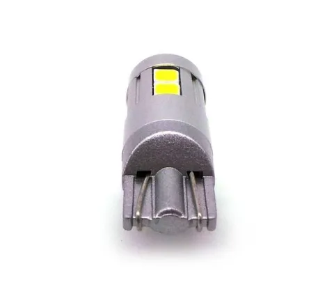 W5W żarówka LED T10 12-24V CANBUS 500lm 8 kolorów Biała