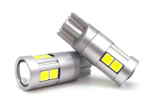 W5W żarówka LED T10 12-24V CANBUS 500lm 8 kolorów Biała