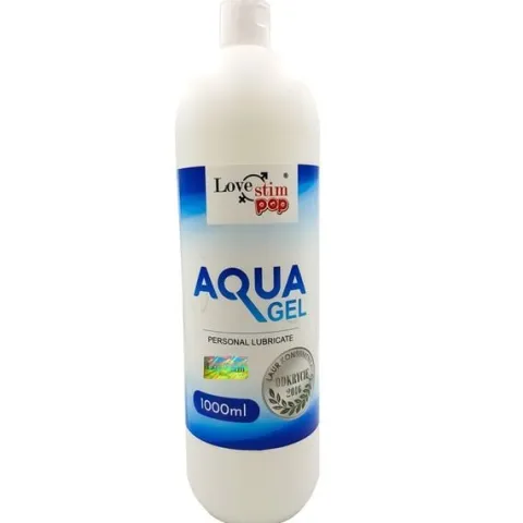 Wydajny Lubrykant Nawilżający na Bazie Wody AQUA GEL 1000ml Wodny NIE PLAMI
