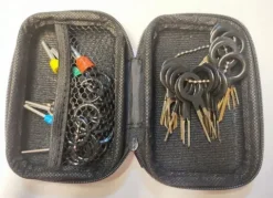 Wyjmaki w ETUI 38 wyjmaków klucze do wyciągania pinów WYJMAKI DO PINÓW