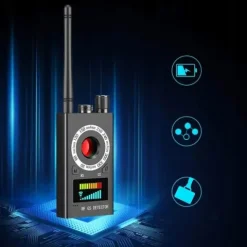WYKRYWACZ PODSŁUCHÓW KAMER GSM GPS UKRYTYCH LOKALIZATORÓW DETEKTOR WIFI K18