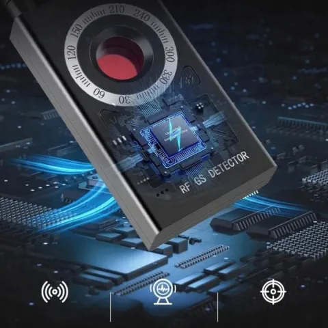 WYKRYWACZ PODSŁUCHÓW KAMER GSM GPS UKRYTYCH LOKALIZATORÓW DETEKTOR WIFI K18