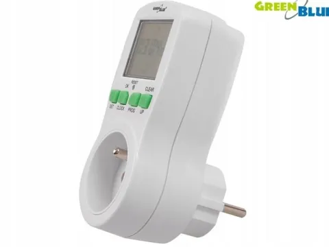 WYLACZNIK BOJLER PROGRAMATOR CZASOWY CYFROWY TIMER 3680W GreenBlue GB107