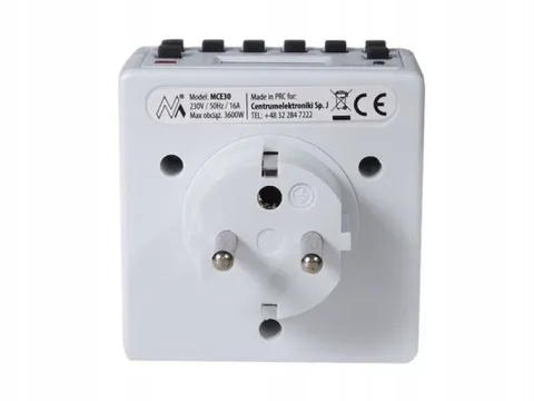 WYLACZNIK WŁĄCZNIK BOJLER PROGRAMATOR CZASOWY CYFROWY TIMER MOCNY 16A 3600W