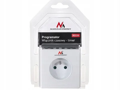 WYLACZNIK WŁĄCZNIK BOJLER PROGRAMATOR CZASOWY CYFROWY TIMER MOCNY 16A 3600W