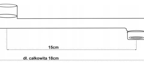 WYLEWKA prosta 3/4'' umywalkowa kuchenna WYL-P-15