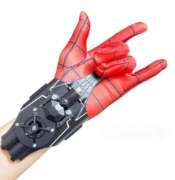 WYRZUTNIĄ SIECI SPIDER-MAN PUCHARY SSĄCE MAGNESY CZŁOWIEK PAJĄK Z RĘKAWICA