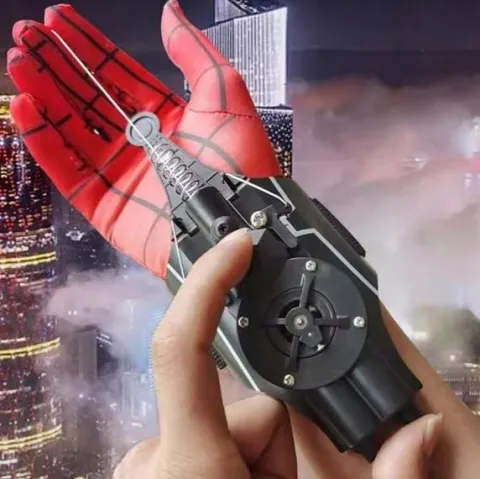 WYRZUTNIĄ SIECI SPIDER-MAN PUCHARY SSĄCE MAGNESY CZŁOWIEK PAJĄK Z RĘKAWICA