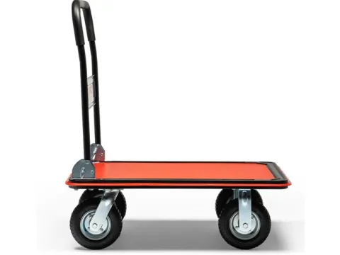 WÓZEK MAGAZYNOWY TRANSPORTOWY UDŹWIG DO 350 kg POMPOWANE DUŻE KOŁA MOCNY