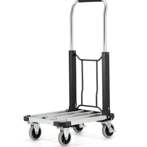 Wózek magazynowy transportowy składany aluminiowy 150kg