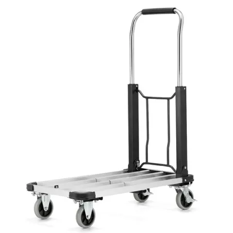 Wózek magazynowy transportowy składany aluminiowy 150kg
