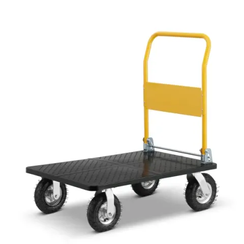 Wózek magazynowy transportowy platformowy składany HIGHER PRO 700 kg