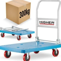 Wózek magazynowy transportowy składany platformowy HIGHER 300kg