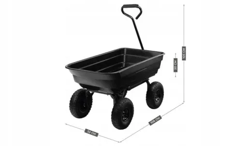 Wózek Ogrodowy Taczka Przyczepka GREGMAN Cart 2.0 120l do 200kg