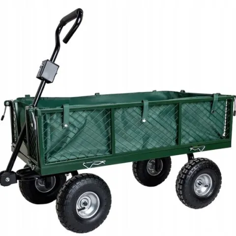 WÓZEK OGRODOWY TRANSPORTOWY DUŻY PRZYCZEPKA BOGIE-TRAX3 ROZKŁADANY DO 300KG