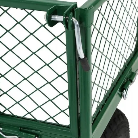 WÓZEK OGRODOWY TRANSPORTOWY DUŻY PRZYCZEPKA BOGIE-TRAX3 ROZKŁADANY DO 300KG