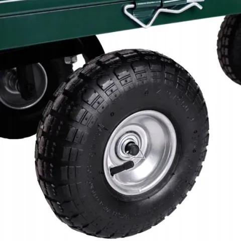 WÓZEK OGRODOWY TRANSPORTOWY DUŻY PRZYCZEPKA BOGIE-TRAX3 ROZKŁADANY DO 300KG