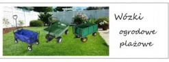 Wózek ogrodowy transportowy przyczepka duży XXL 220l + GRATIS wys 105cm