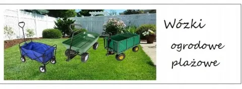 Wózek ogrodowy transportowy przyczepka duży XXL 220l + GRATIS wys 105cm