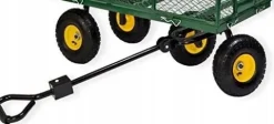 WÓZEK OGRODOWY Transportowy Przyczepka Duży 220L 350kg Burty 41cm +