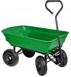 WÓZEK OGRODOWY TRANSPORTOWY TACZKA WYWROTKA PRZYCZEPKA DO OGRODU 3w1 300kg