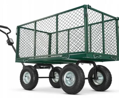 Wózek ogrodowy TRANSPORTOWY taczka przyczepka rozkładany BURTY 450kg 250L