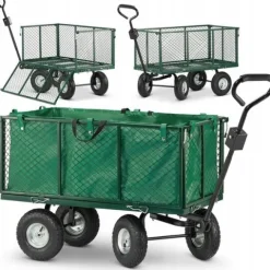 Wózek ogrodowy TRANSPORTOWY taczka przyczepka rozkładany BURTY 450kg 250L