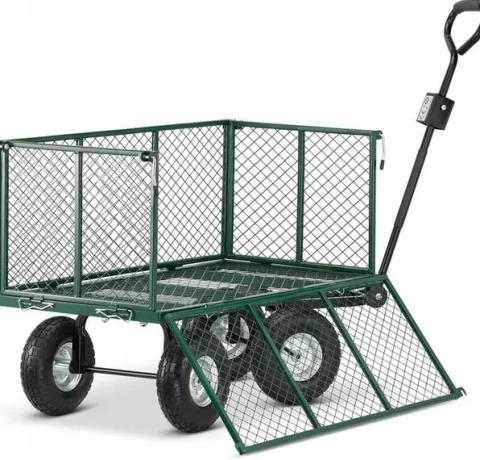 Wózek ogrodowy TRANSPORTOWY taczka przyczepka rozkładany BURTY 450kg 250L