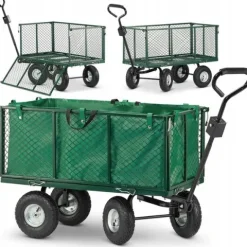 Wózek ogrodowy TRANSPORTOWY taczka przyczepka rozkładany BURTY 450kg 250L