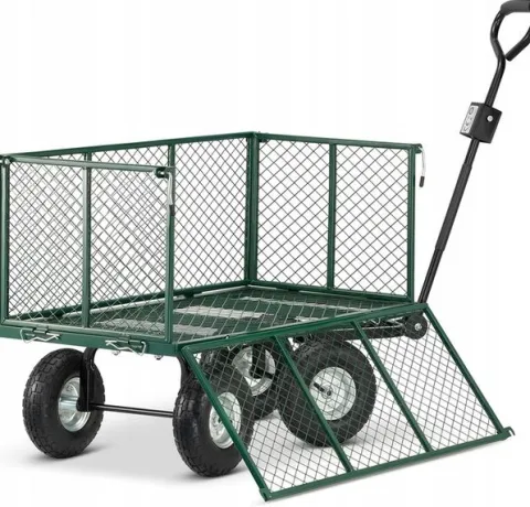 Wózek ogrodowy TRANSPORTOWY taczka przyczepka rozkładany BURTY 450kg 250L
