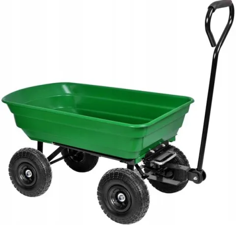 WÓZEK OGRODOWY TRANSPORTOWY TACZKA WYWROTKA PRZYCZEPKA DO OGRODU 3w1 300kg