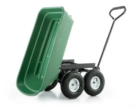 Wózek ogrodowy transportowy taczka przyczepka wywrotka HIGHER 350kg