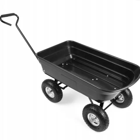Wózek ogrodowy transportowy taczka wywrotka przyczepka 3w1 300kg