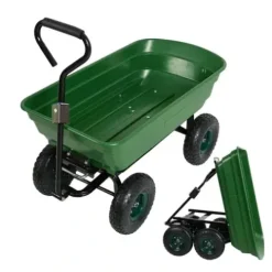 Wózek ogrodowy transportowy wywrotka 75L 300 kg ręczny lub pod