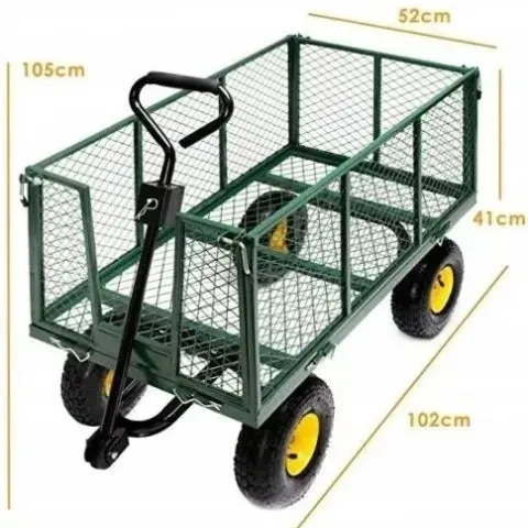 Wózek ogrodowy turystyczny transportowy przyczepka
