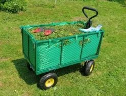 WÓZEK OGRODOWY 3w1 przyczepka transportowa 500kg 220L ROZKŁADANE BURTY