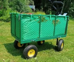 WÓZEK OGRODOWY 3w1 przyczepka transportowa 500kg 220L ROZKŁADANE BURTY