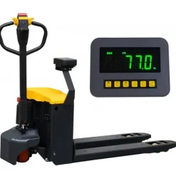 WÓZEK PALETOWY ELEKTRYCZNY Z WAGĄ CORMAK Q20SP UDŹWIG 2000KG 1150MM