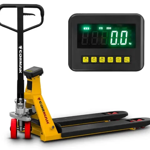 WÓZEK PALETOWY Z WAGĄ CORMAK SP2500 SUPER UDŹWIG 2500KG 1150MM