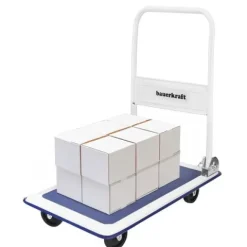 Wózek platformowy magazynowy transportowy składany ręczny 150kg