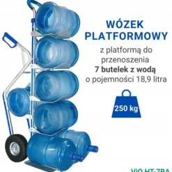 Wózek Platformowy z Platforma do Przenoszenia Butelek ViO HT-7BA max 250kg