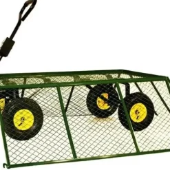 WÓZEK TRANSPORTOWY 4 KOŁOWY OGRODOWY PRZYCZEPKA